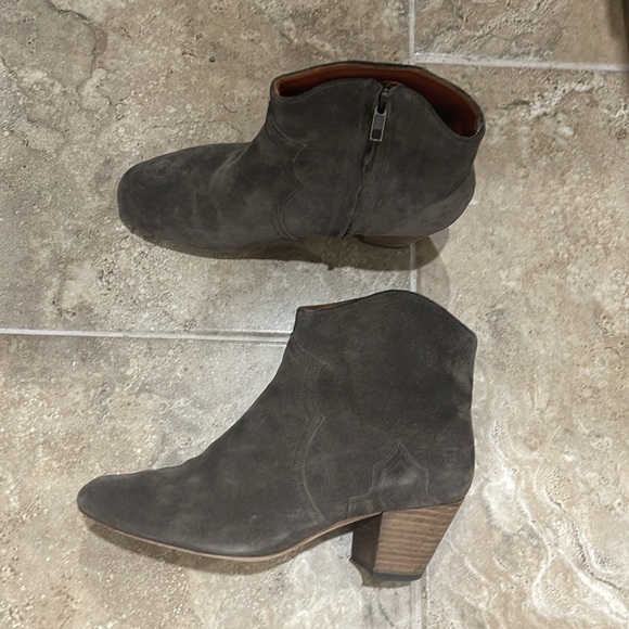 Isabel Marant suede, Taupe iconic dicker ankle boots size 39 / 9 - Picture 5 of 10